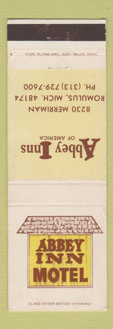 Matchbook Cover - Springfield Suburban Railroad Company OH