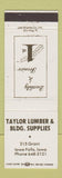 Matchbook Cover - Garcia's Cafe Mexican Food Dilley TX girlie