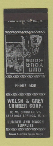 Matchbook Cover - Tompson Lumber