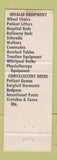 Matchbook Cover - Wert Lumber Muncie IN Christmas
