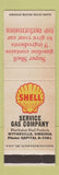 Matchbook Cover - Shell oil gas Wytheville VA #1