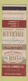 Matchbook Cover - Trexler Lumber Allentown PA