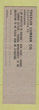 Matchbook Cover - Trexler Lumber Allentown PA