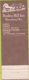 Matchbook Cover - Peerless Mill Inn Miamisburg OH