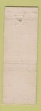 Matchbook Cover - New York Herald Tribute Newspaper Chaim Weizmann