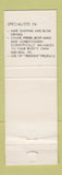 Matchbook Cover - Scissor Shack Hair Salon Hoffman Estates IL