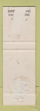 Matchbook Cover - Jack's House of Beauty Salon East Orange NJ WEAR
