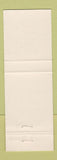 Matchbook Cover - Hair News Salon Sydney Australia