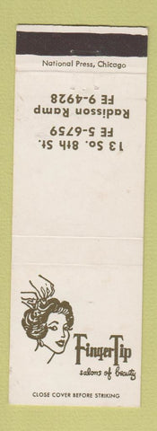 Matchbook Cover - Finger Tip Beauty Salon Minneapolis? WEAR