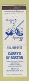 Matchbook Cover - Garry's Beauty Salon of Boston Manchester NH