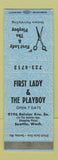 Matchbook Cover - First Lady and the Playboy Salon Seattle WA BLUE