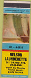 Matchbook Cover - Nelson Laundry Oakland CA
