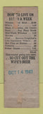 Matchbook Cover - Leon's Bar Philadelphia PA pinup WWII POOR
