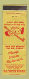 Matchbook Cover - Mary's Italian Restaurant Hallandale FL WEAR