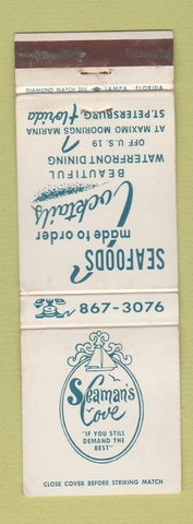 Matchbook Cover - Seaman's Cove Restaurant St Petersburg FL WEAR