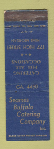 Matchbook Cover - Seames Buffalo Catering NY WEAR