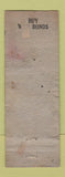 Matchbook Cover - Jim & Bud's Bar pinup WWII POOR