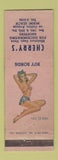 Matchbook Cover - Cherry's Miniature Department Store Miami FL WWII pinup