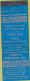 Matchbook Cover - Libby's Welding Co Kansas City MO WORN