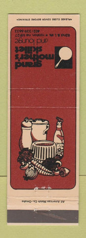 Matchbook Cover - Grand Mother's Skillet Lounge Omaha?