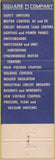 Matchbook Cover - Square D Co Westwood MA Eletcrical