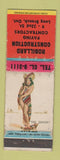 Matchbook Cover - Robillard Construction Long Branch ON pinup WORN