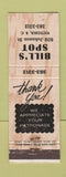 Matchbook Cover - Bill's Spot Victoria BC WEAR
