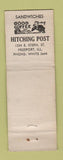 Matchbook Cover - Bugs Bunny Jeepers Hitching Post Freeport IL WEAR