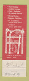 Matchbook Cover - Clinton Gables Restaurant Detroit Mount Clemens MI