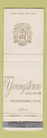 Matchbook Cover - Youngstown Club OH