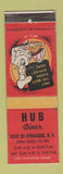 Matchbook Cover - Hub Diner Syracuse NY