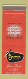 Matchbook Cover - Jarman Shoes Silver Brand Clothes Charleston WV