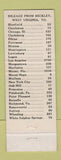 Matchbook Cover - Beckley Hotel WV