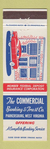 Matchbook Cover - Commercial Banking and Trust Parkersburg WV