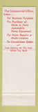 Matchbook Cover - Commercial Banking and Trust Parkersburg WV