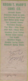 Matchbook Cover - Ward's Steel Detroit MI CREASE