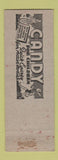 Matchbook Cover - Mary Ann Candy Shop Charleston WV Popcorn