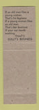 Matchbook Cover - Sully's Car Wash Chicago IL