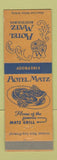 Matchbook Cover - Hotel Matz Bluefield WV