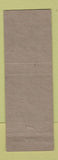 Matchbook Cover - Hotel Matz Bluefield WV
