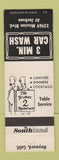 Matchbook Cover - 3 Minute Car Wash Hayward CA