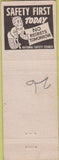 Matchbook Cover - Goodrich Gulf Chemical Institute WV