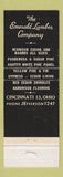 Matchbook Cover - Emerald Lumber Company Cincinnati OH EL Bruce
