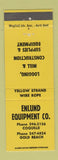 Matchbook Cover - Enlund Equpment Logging Supply Coquille Gold Beach OR