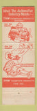 Matchbook Cover - TRW Thompson Products Auto Sevigny Wayland MI