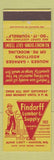 Matchbook Cover - Findorff Lumber and Supply Madison WI