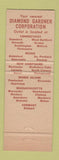 Matchbook Cover - Diamond Building Materials Lumber