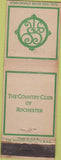 Matchbook Cover - Country Club of Rochester NY