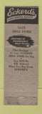 Matchbook Cover - Eckerd's Drug Stores