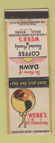 Matchbook Cover - Webb's Drug Store St Petersburg FL WEAR